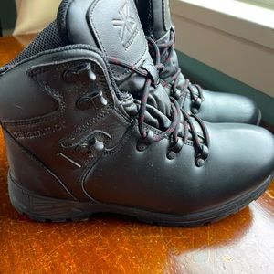 Black Karrimor waterproof leather hiking boots US size 5.5Y